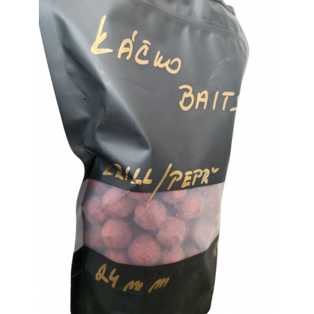 Boilies Krill/Pepř 24 mm od Káčko Baits